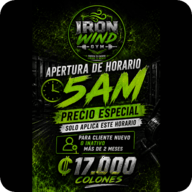 Logo de iron gym